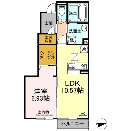 M・フィールド 間取り図