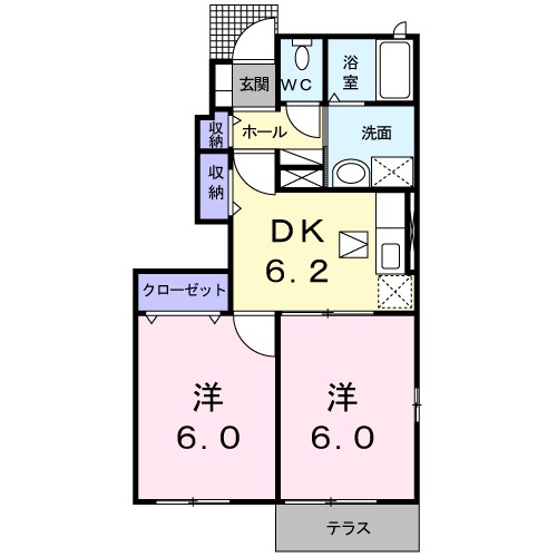 サニーヒル・武部 間取り図