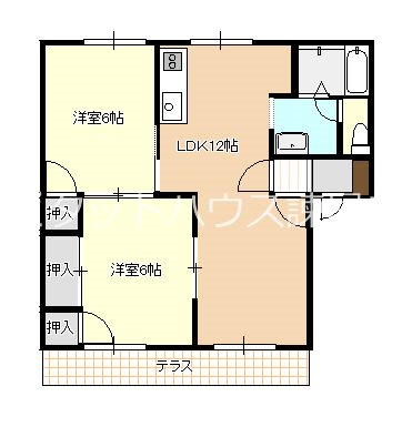 フレグランス早田Ａ棟 間取り図