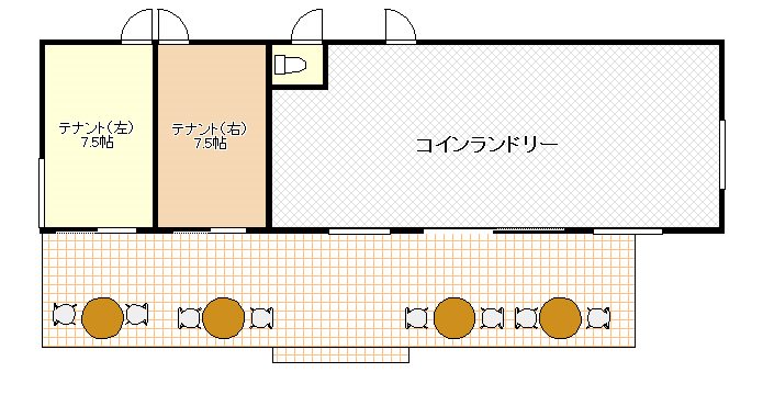 森山町テナント 間取り図