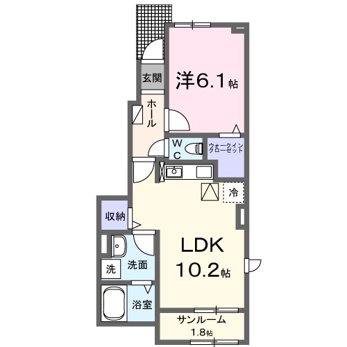 ラヴィベール．ＪＪ．Ⅱ 間取り図