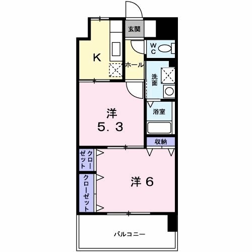 ステートリーマンション鷲崎 間取り図