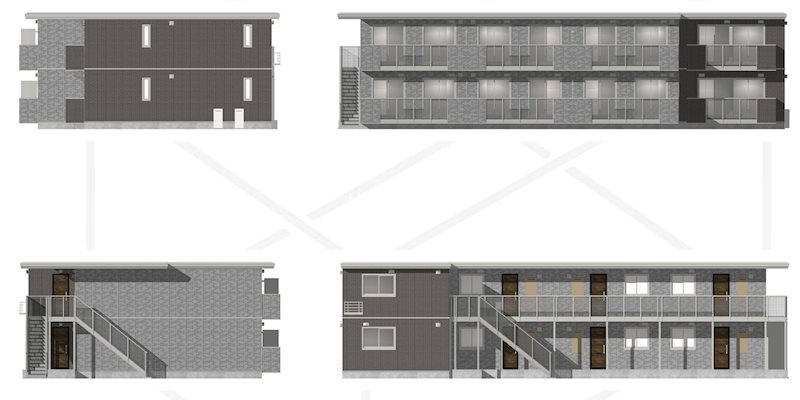 竹松本町新築アパート（仮） 104号室 外観