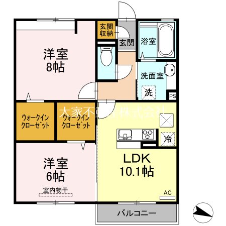 アルトピアーノⅡ 間取り図