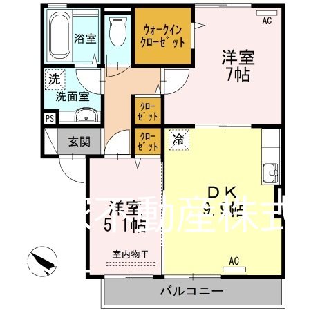 コンフォール桜 間取り図