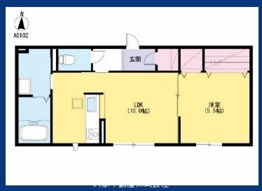 シャーメゾンOregon 間取り図