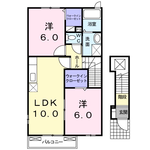 ラフレシール・メゾンＡ 201号室 間取り