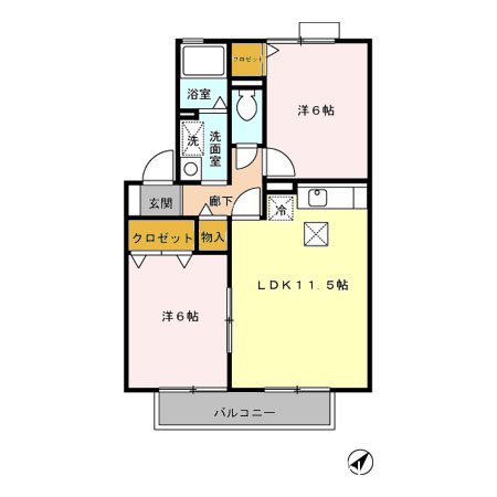 ウィルモア青葉 間取り図