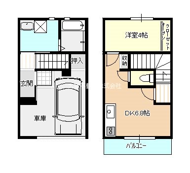 （仮称）上町アパート 101号室 間取り