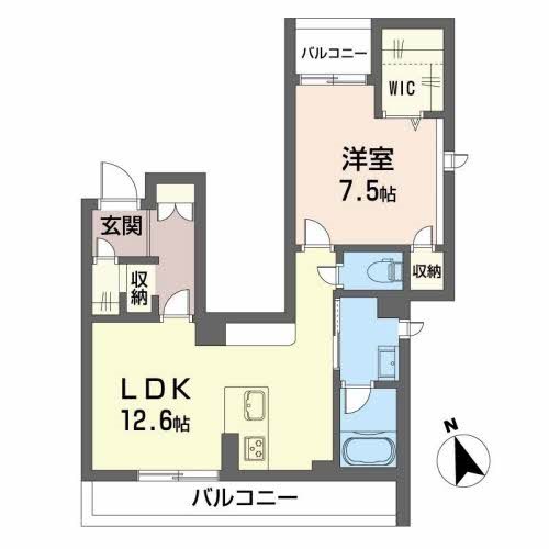 シャーメゾンクージースクエア 間取り図