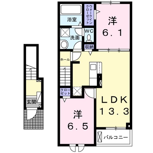 ビルネⅡ 間取り図