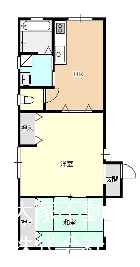 小浜町貸家 間取り