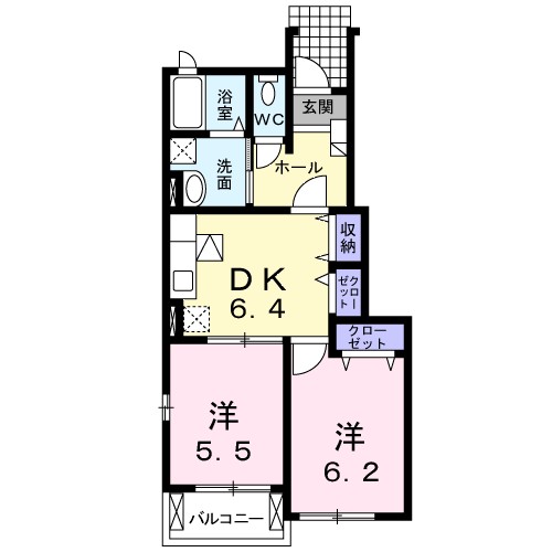 凜（ＲＩＮ） 103号室 間取り