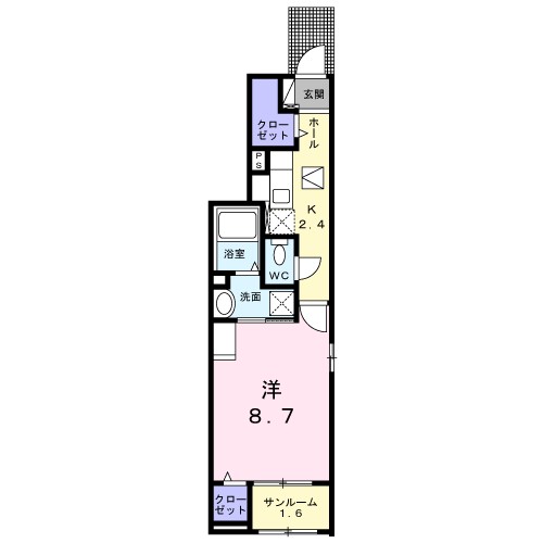 スカイ　フラワー 間取り図