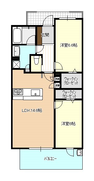 アーバンパレス諫早駅 間取り図