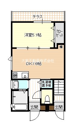 メゾン・ド・フォーチュンB棟 間取り図