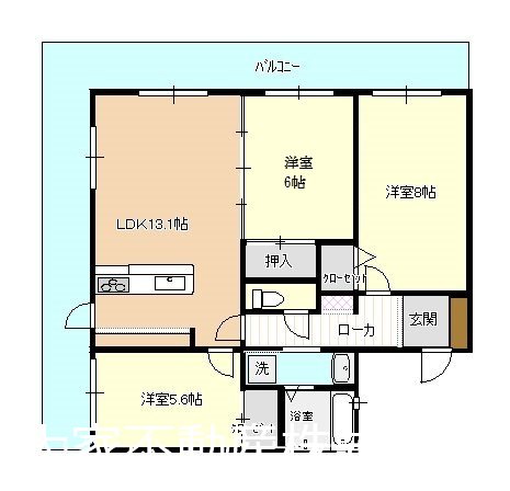ラフォーレ愛の 701号室 間取り