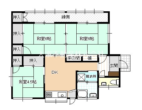 長崎県諫早市天満町58-2 間取り