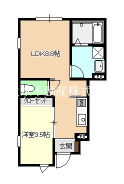 グローリー鷲崎　C棟 間取り