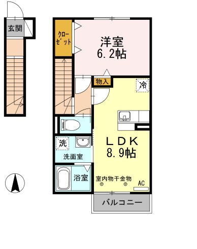 グランドゥール　Ｂ 間取り図