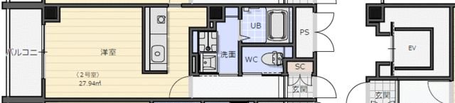 プラザ四天王 間取り図