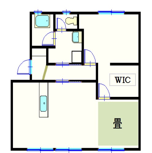 アールベロ 106号室 間取り