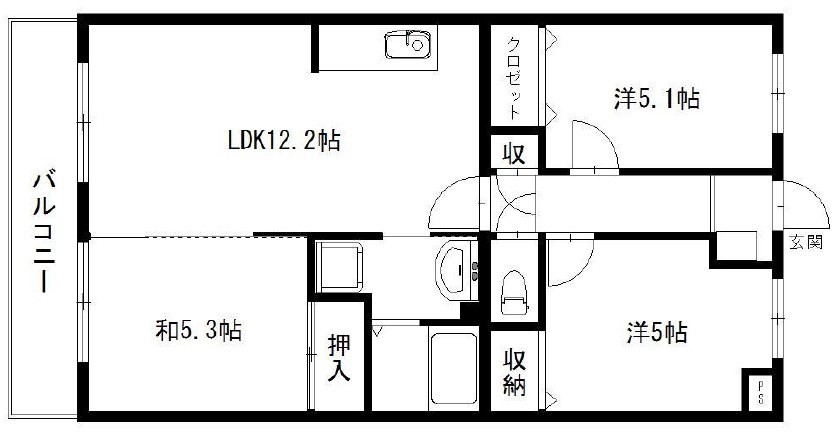 カーサカリーノ 間取り