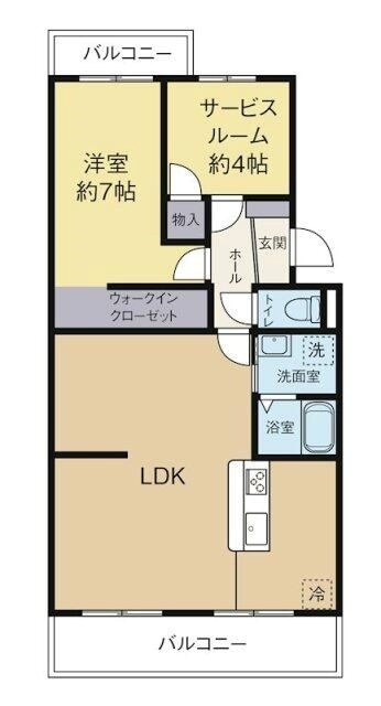 フローラ蜆塚Ⅱ 間取り