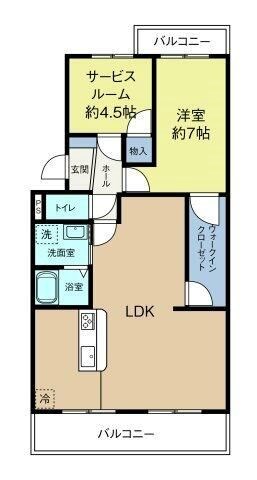 フローラ蜆塚Ⅱ 間取り