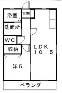 メゾンさくらＡ 間取り図