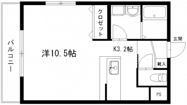 グランストーク篠ケ瀬 間取り図