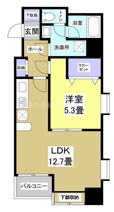 LaurelCourt田町 間取り図