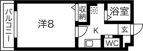 ハース若林 303号室 間取り