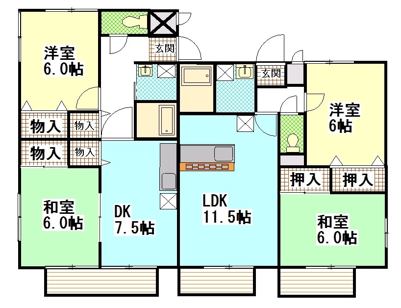 ヴィラコート 間取り図