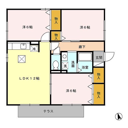 ウィルモア早出 間取り図