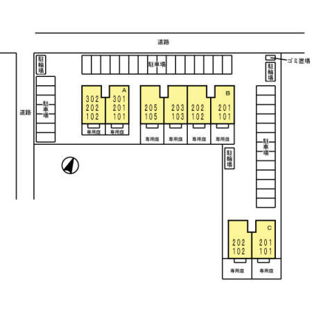 メゾンプレーヌ天竜川C その他外観1