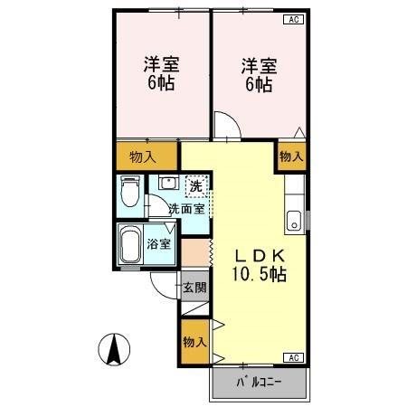 カトルセゾン　A棟 間取り