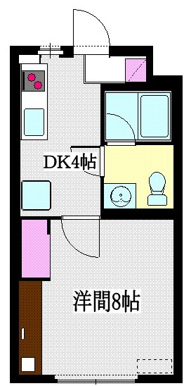 ドミール江西 間取り図