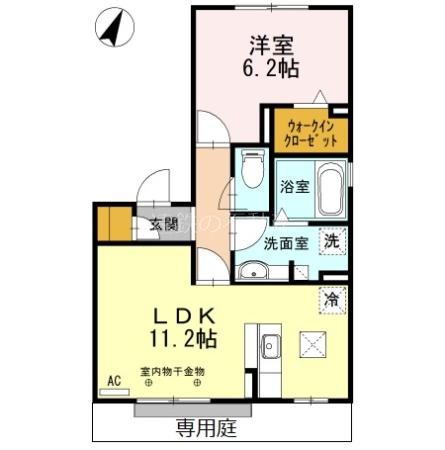 Ｆｒａｉｓ 101号室 間取り