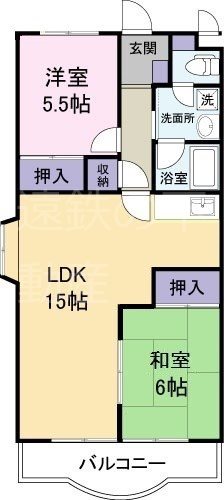 コンフォートシティFUKUROI 間取り図