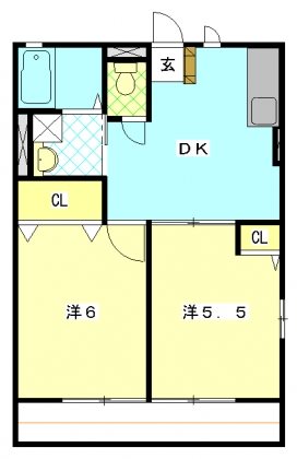 シャンテ 202号室 間取り