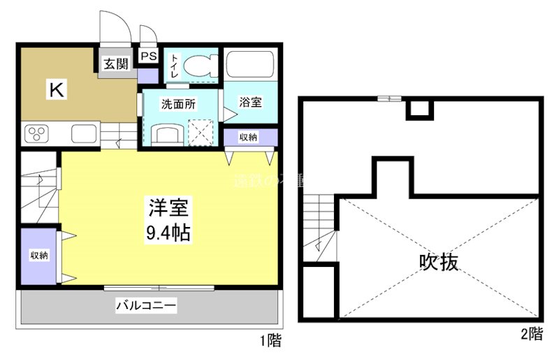 LA・KANA 間取り図
