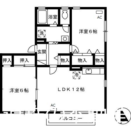 ピノ・グランデ 間取り図