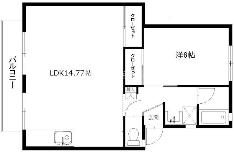 エスポワールⅠ 間取り図