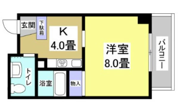 カーサ・ミラ北寺島 間取り図