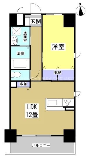 ホワイトアパートメント 403号室 間取り