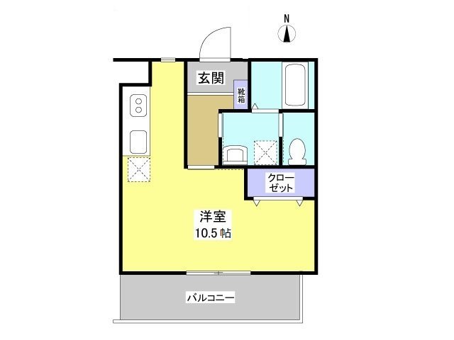 ハイツリベラ 203号室 間取り