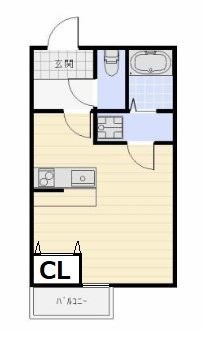 CASA GAROFANO 203号室 間取り