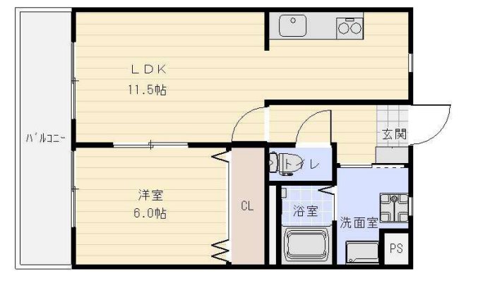 アスティオンⅡ 間取り図