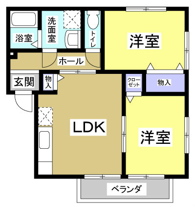 ハイツカローラ 間取り図